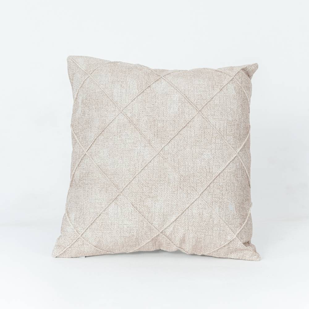 COJIN ESSENTIALS BASICOS ROMBOS BEIGE