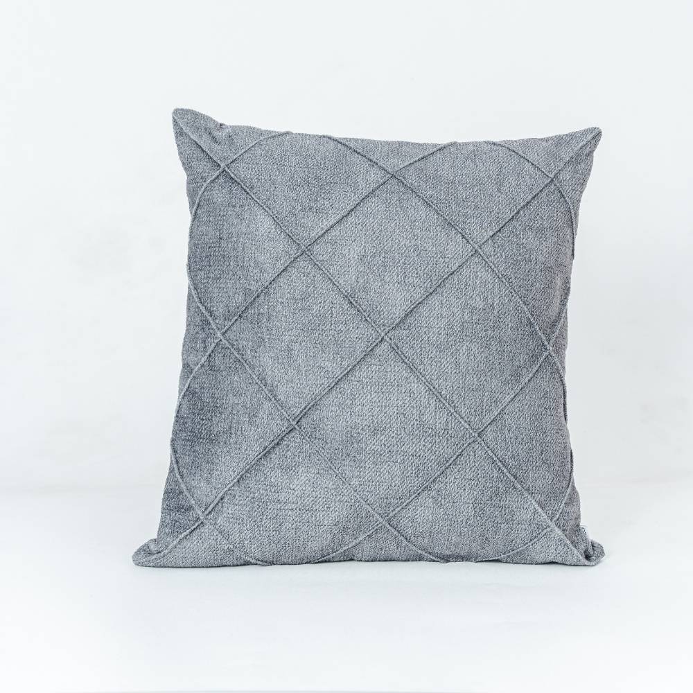 COJIN ESSENTIALS BASICOS ROMBOS GRIS