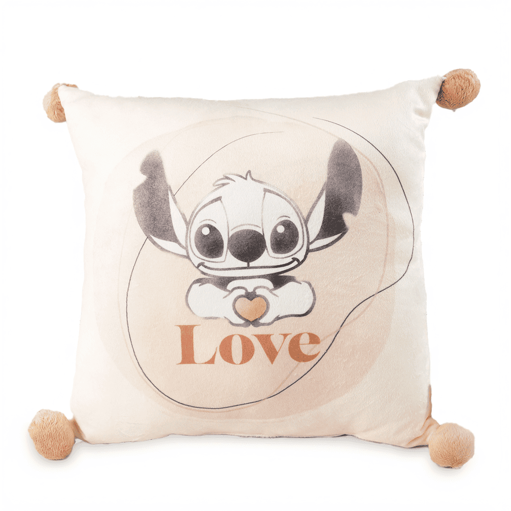 COJÍN OHANA FOREVER LOVE MORE CON POMPON