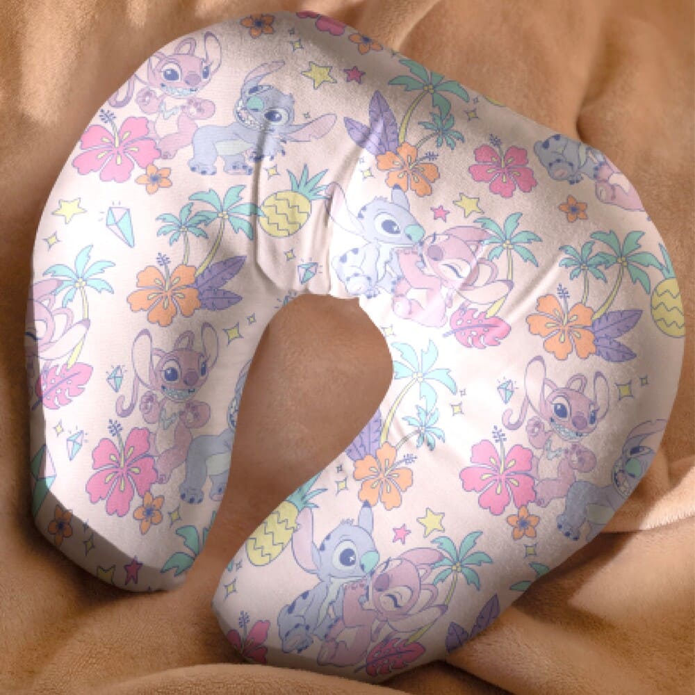 COJÍN STITCH TROPICAL CUELLO SUBLIMADO